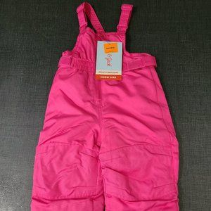 Toddler Pink Snow Bib - 18 months